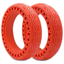 Neumático de caucho macizo Honeycomb - Negro o rojo (varias opciones)