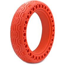 Neumático de caucho macizo Honeycomb - Negro o rojo (varias opciones)