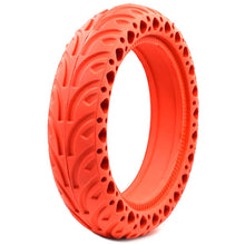 Neumático de goma sólida en forma de panal de abeja - Negro o rojo